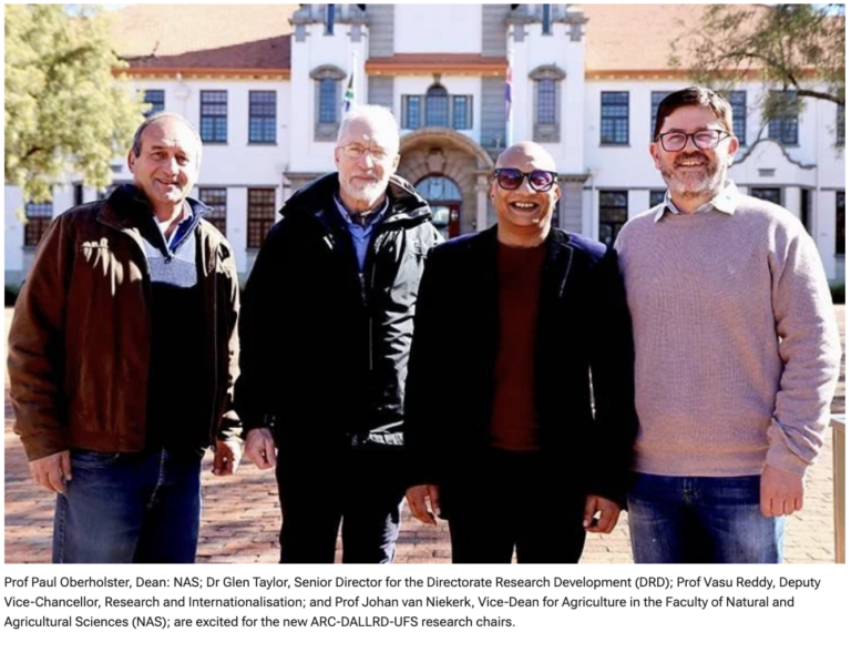 UFS, ARC launch four research chairs to tackle climate change