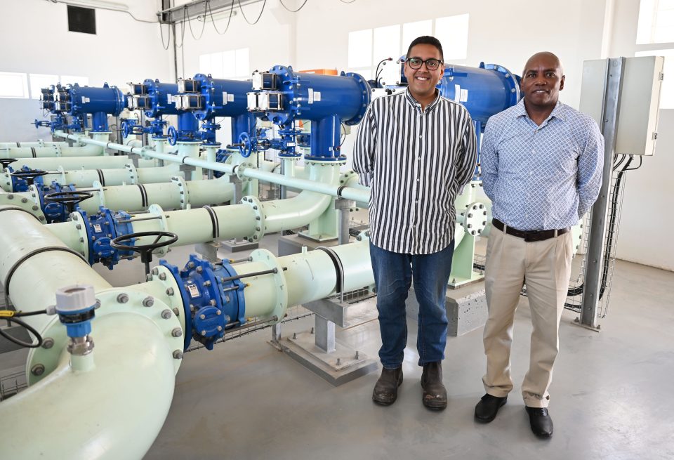 City of Cape Town officials inspect treated effluent infrastructure supporting water reuse and saving billions of litres of drinking water annually.