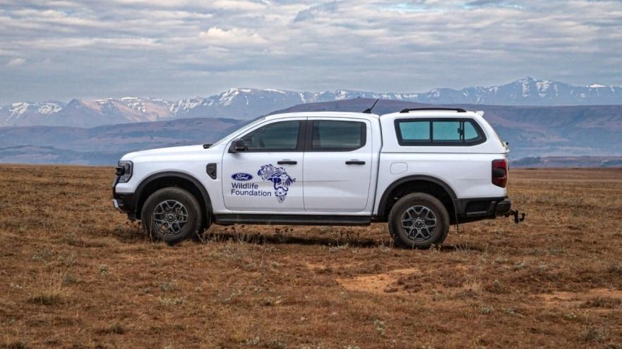 Conservation teams in Southern Africa supported by Ford vehicles working in remote environments to protect wildlife.