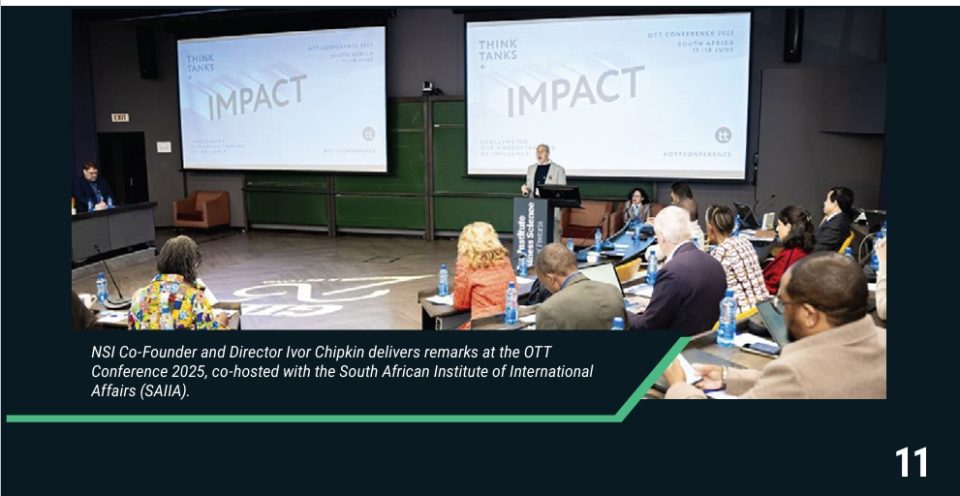 Delegates attend the OTT Conference in Johannesburg as New South Institute Co-Founder Ivor Chipkin addresses global think tank leaders and policy experts.