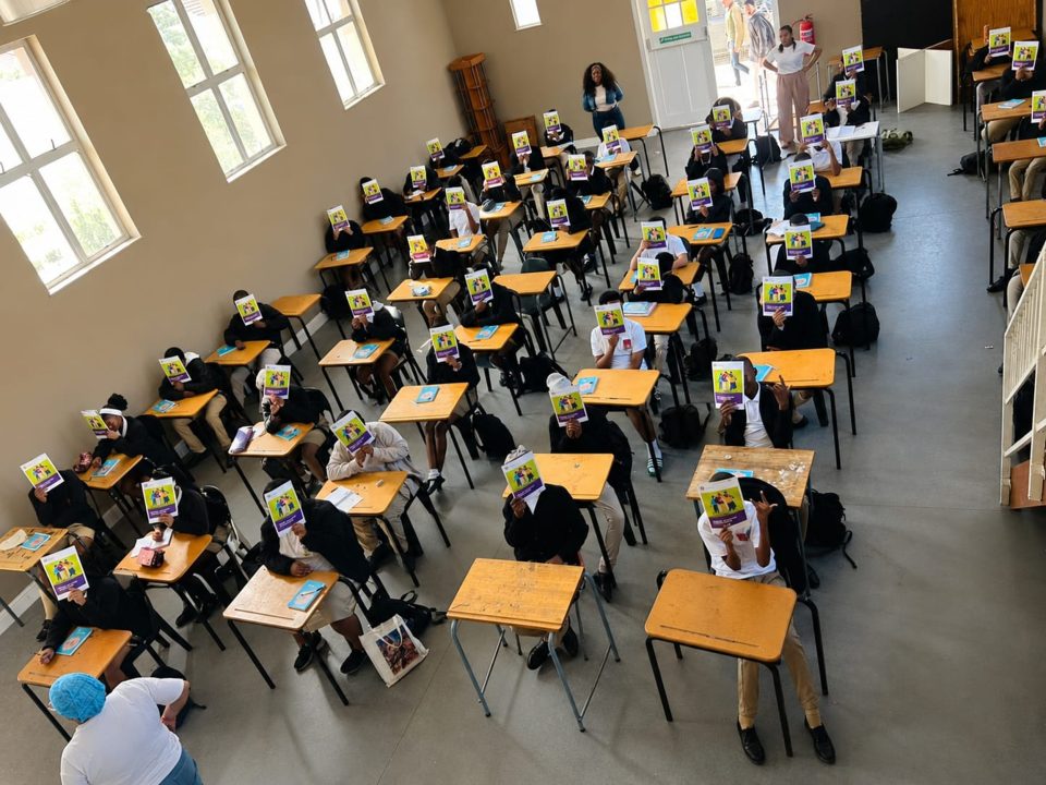 Grade 8 learners attend a City of Cape Town substance abuse prevention programme focused on drug awareness, life skills, positive decision-making and youth wellbeing.