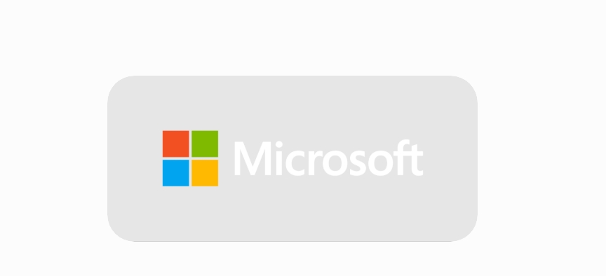 Microsoft logo representing the technology company's partnership with the Gauteng Department of e-Government for the YTE G13 Hackathon Finale.