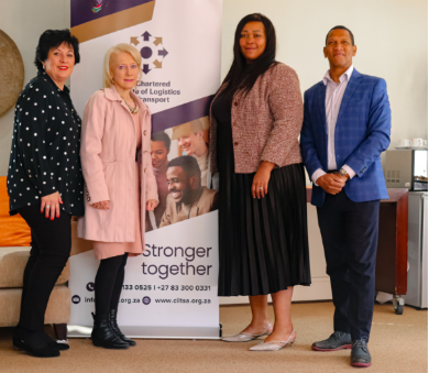 Representatives from CILTSA and programme partners at the launch of the Women in Logistics and Transport Candidacy Programme in Johannesburg.