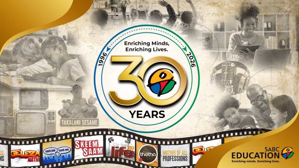 SABC Education celebrates its 30th anniversary, highlighting three decades of educational programming that has empowered millions of South Africans.