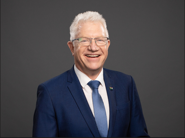 Western Cape Premier Alan Winde pictured in an official portrait.