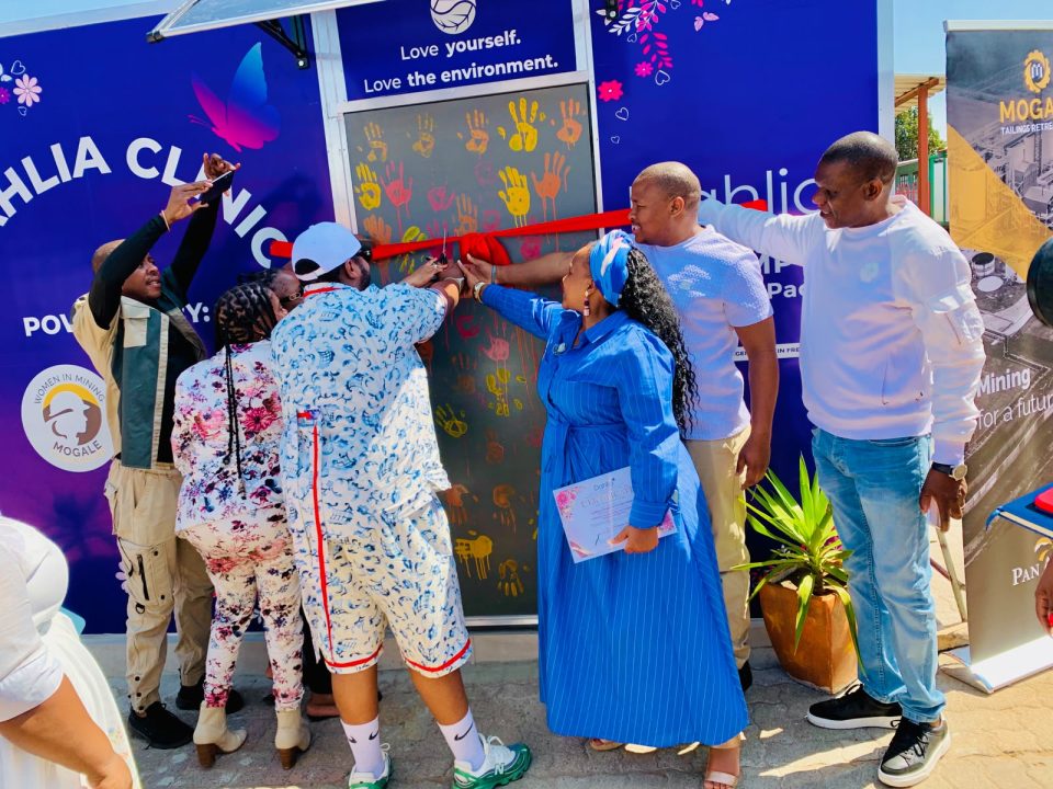 Community partners mark the opening of Pan African Resources’ new menstrual hygiene and wellness clinic, expanding access to sanitary products, healthcare and education.