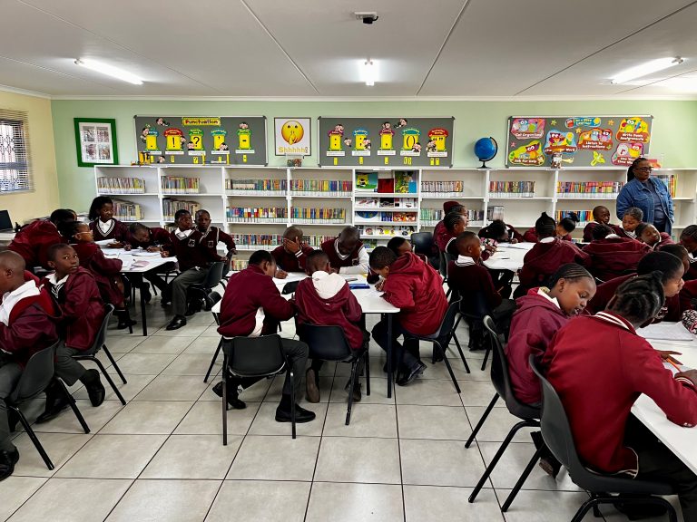 Recycled Library Boosts Learner Literacy