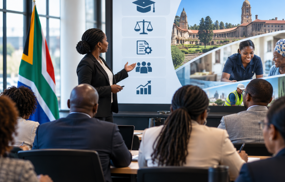 South African public servants participate in professional training aimed at strengthening skills, accountability and service delivery across government.
