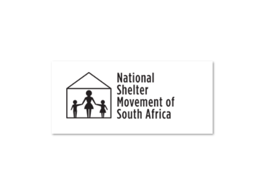 National Shelter Movement of South Africa logo representing the national network supporting shelters and survivors of gender-based violence.
