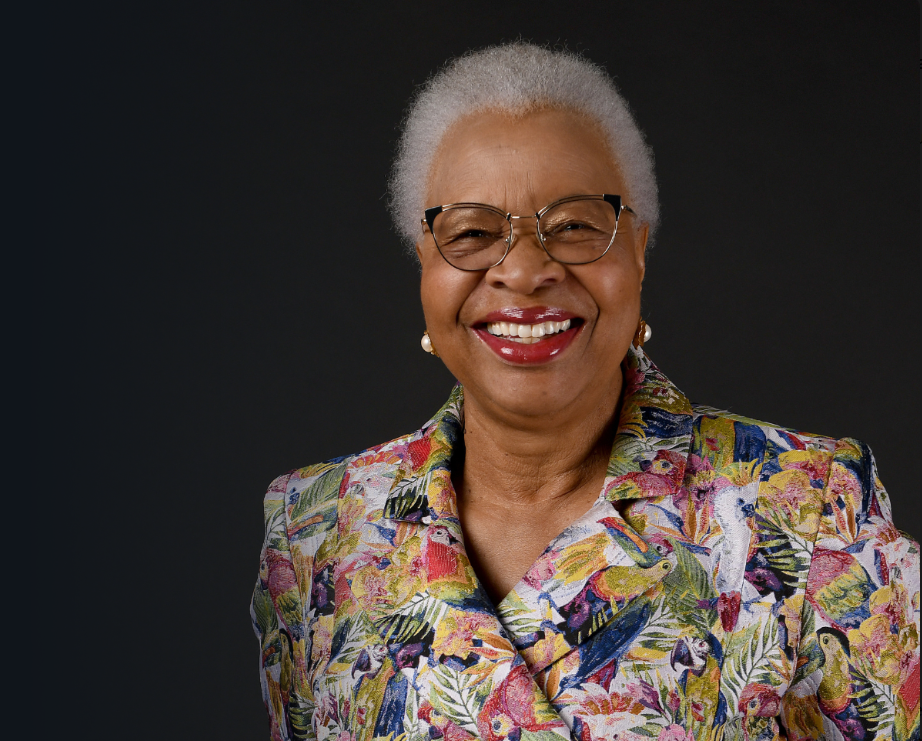 Graça Machel, Vodacom Foundation trustee and founder of the Graça Machel Trust, pictured in a formal portrait.